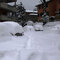 _parcheggio in via nerozzi con neve